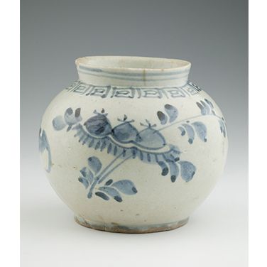 백자청화단지(白磁靑畵單只)